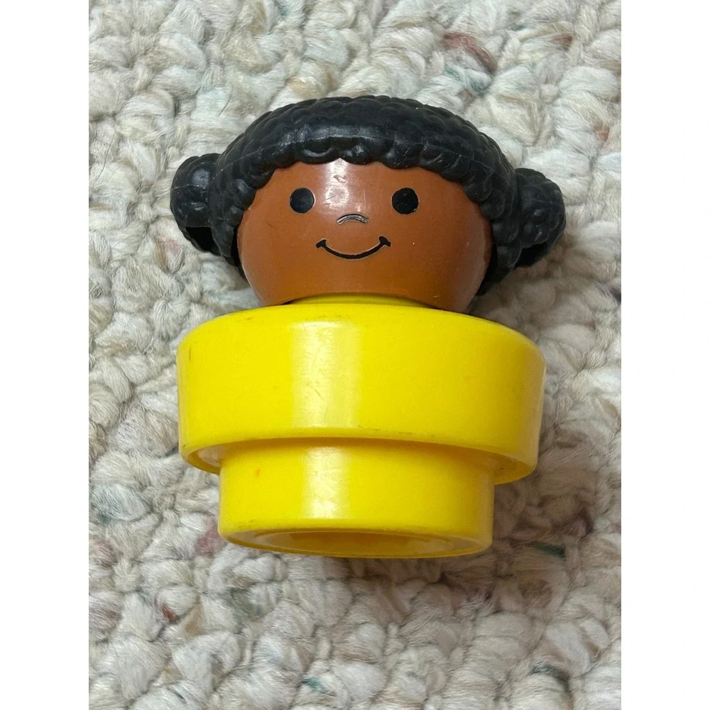 Vintage Fisher Price Little People Figures Lot of 6 1990s Chunky Plastic Toys